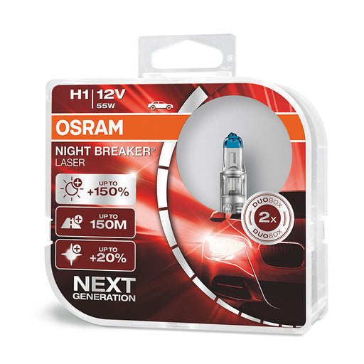 OSRAM LAMPADINE H1 12V NIGHT BREAKER LASER - Autobox