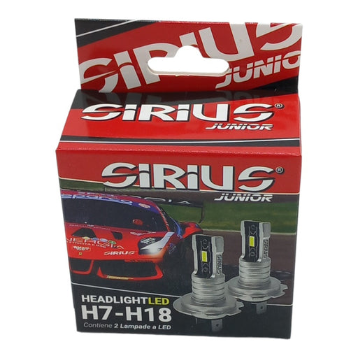 SIRIUS KIT LAMPADINE LED H7/H18 JUNIOR 12V - Autobox