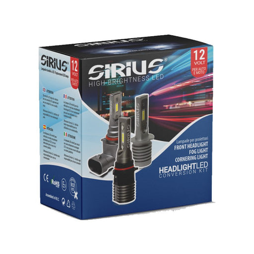 SIRIUS KIT LAMPADINE LED H10/HB3 CSP 12V - Autobox