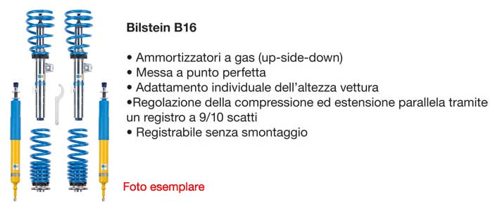 Kit di Ammortizzatori "B16 PSS10" Bilstein - Abarth 500 / 595 / 695