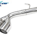 Scarico finale senza silenziatore 2X80 RACING BMW E87 serie 1 118D 2.0 (143cv) 2008-- Ø 55 int. - Autobox