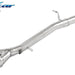 Scarico finale senza silenziatore 2X80 RACING FORD FIESTA 7° serie (‘13) 1.6 ST (182CV) 2013-- Ø 54 - Autobox