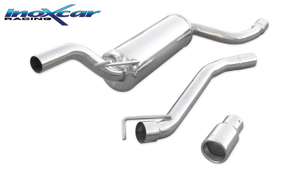 Scarico finale con silenziatore 1X80 FORD FOCUS 1° serie 1.6 16V (100CV) 1999-2004 Ø 48 - Autobox