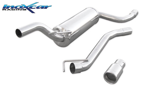 Scarico finale con silenziatore 1X80 FORD FOCUS 1° serie 1.8 TDCi (115CV) 1999-2004 Ø 55 - Autobox