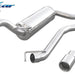 Scarico finale con silenziatore 1X80 FORD FOCUS 1° serie 1.8 TDCi (115CV) 1999-2004 Ø 55 - Autobox