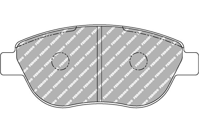 Pastiglie anteriori "DS2500" FERODO RACING - Abarth 500 / 595 / 695