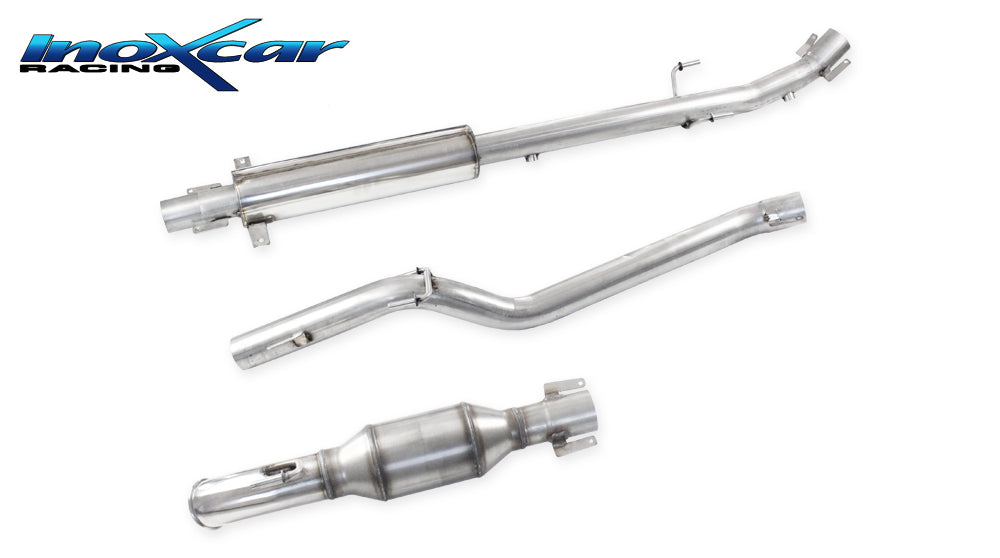 Tubo intermedio + Tubo centrale con silenziatore + POST CAT PEUGEOT			 208 R2 1.6 (185cv) - Autobox