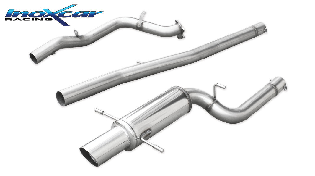 Tubo sostituzione catalizzatore + Tubo centrale diretto + Scarico finale 1X102 RACING SUBARU IMPREZA 2.0 STI TURBO (265CV) 2002-- - Autobox