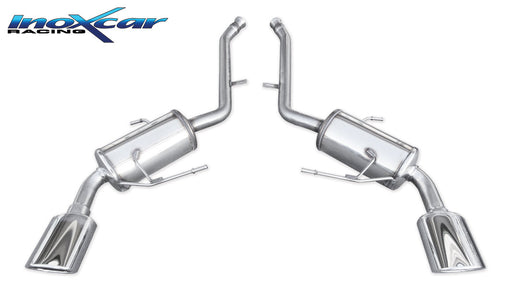 Scarico finale con silenziatore 1X150X105 OBLIQUO destro e sinistro MERCEDES CLASSE M (Type W164) ML 320 Cdi SPORT (224CV) 2005-- - Autobox