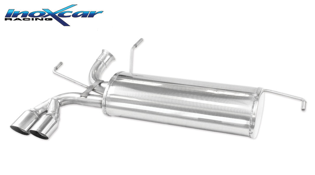 Scarico finale con silenziatore 2X80 RACING PEUGEOT 206 RC 2.0 16V (177CV) --2006 diam. 63 - Autobox