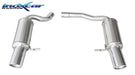 Scarico finale con silenziatore 1X100 X-RACE destro e sinistro AUDI Q5 2.0 TFSi Quattro (180CV) 2010-- - Autobox