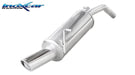 Scarico finale con silenziatore 1X90 X-RACE PEUGEOT 207 1.4 16V (90CV) 2006-- Ø 42 - Autobox