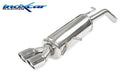 Scarico finale con silenziatore 2X80 X-RACE PEUGEOT 207 1.6 16V GTI (175CV) 2007-- Ø 55 - Autobox