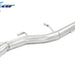 Scarico finale senza silenziatore 2X80 RACING PEUGEOT 308 1.6 THP GTI (200CV) 2011-2013 Ø 65 - Autobox