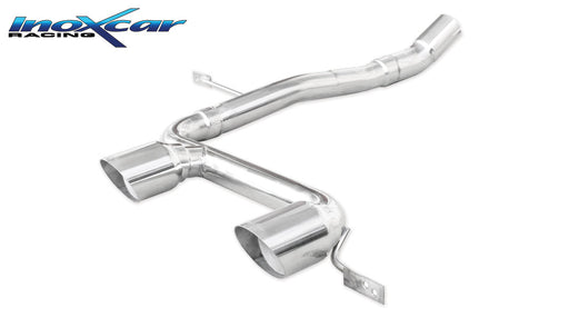 Scarico finale senza silenziatore CEN 2X80 RACING RENAULT MEGANE II 2.0 16V RS TURBO (225CV) 2004-- Ø 60 - Autobox