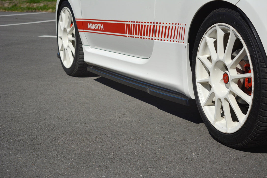 Side Skirt diffusers "Minigonne" MAXTON DESIGN - Abarth 500 / 595 / 695 MK1