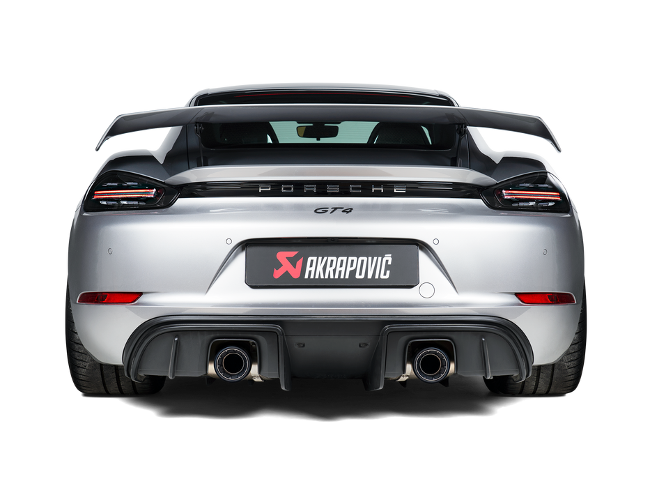 Impianto di scarico Akrapovic PORSCHE 718 Cayman GT4 con e senza GPF 2020-> - Autobox