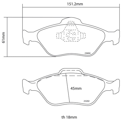 Set pastiglie Brembo Sport | HP2
07.B314.43 - Autobox