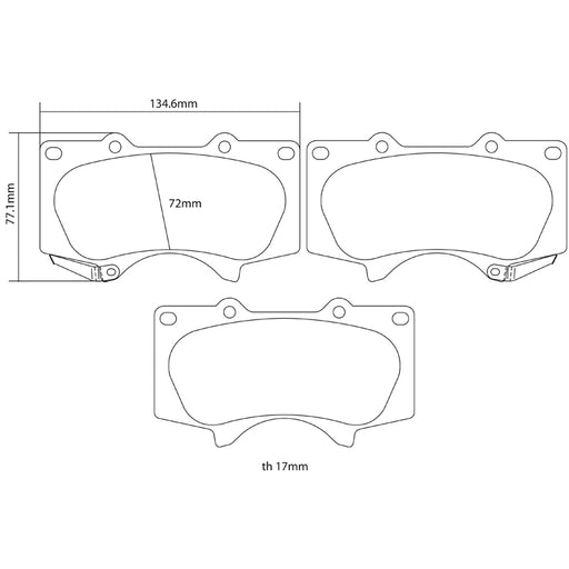 Set pastiglie Brembo Sport | HP2
07.B314.96 - Autobox