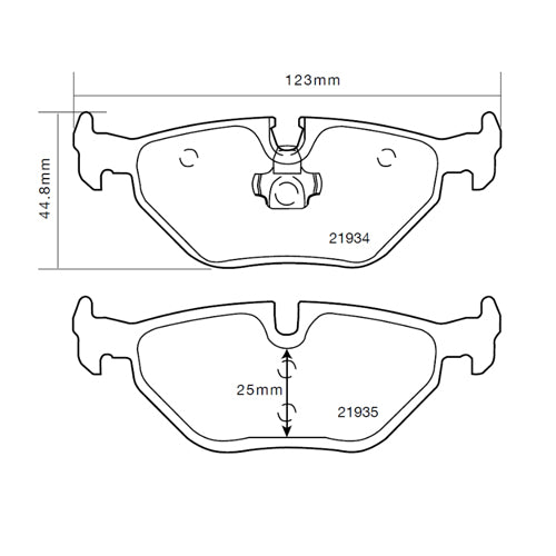 Set pastiglie Brembo Sport | HP2
07.B315.26 - Autobox