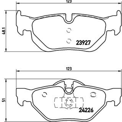 Set pastiglie Brembo Sport | HP2
07.B315.50 - Autobox