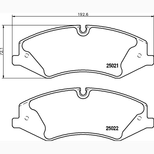 Set pastiglie Brembo Sport | HP2
07.D435.02 - Autobox