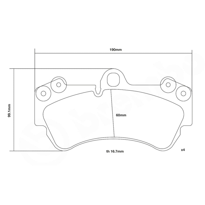 Set pastiglie Brembo Sport | HP2
07.D435.41 - Autobox