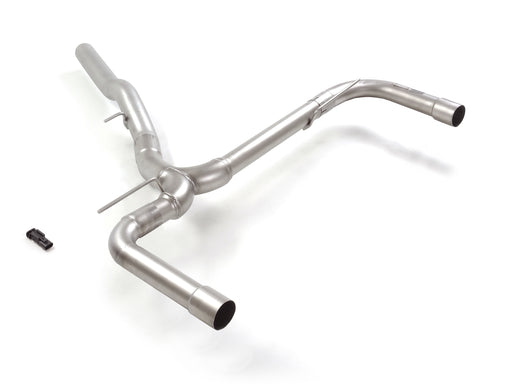 Tubo posteriore Gr. N inox sdoppiato per terminali estetici originali
 Esclude valvola OEM. L'attuatore della valvola originale va scollegato dallo scarico con l'innesto dell’emulatore in dotazione. BMW Serie2 F44(Gran Coupè) 2020>> - Autobox