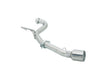 Tubo posteriore Gr. N inox con terminale rotondo 102 mm ALFA ROMEO GTV(916) / SPIDER 1995>>2004 - Autobox