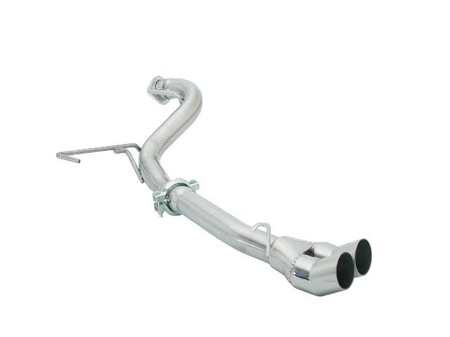 Tubo posteriore Gr. N inox con terminale rotondo Dtm 2x70 mm ALFA ROMEO GTV(916) / SPIDER 1995>>2004 - Autobox