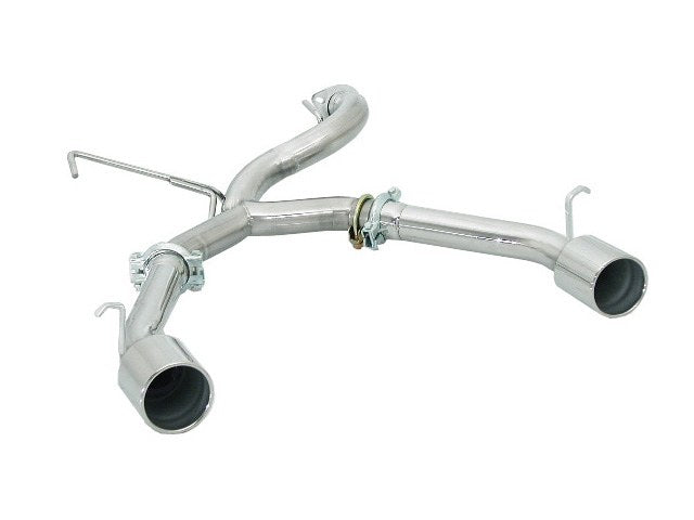 Tubo posteriore Gr. N inox sdoppiato con terminali rotondi 2 / 102 mm - Necessita modifica paraurti originale ALFA ROMEO GTV(916) / SPIDER 1995>>2004 - Autobox