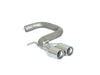 Tubo posteriore Gr. N inox con terminali rotondi 2x80 mm sfalsati AUDI A3 (typ 8P) 2003>>2013 - Autobox