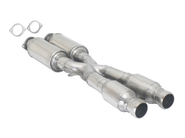 Tubo sostituzione secondo catalizzatore Gr. N + Centrale inox - Da saldare sull'originale BMW M3 - Autobox