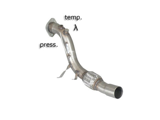 Tubo sostituzione catalizzatore Gr. N inox - mot.306D2 (2993cc) Euro4 BMW Serie5 E60-E61 2003>>2010 - Autobox