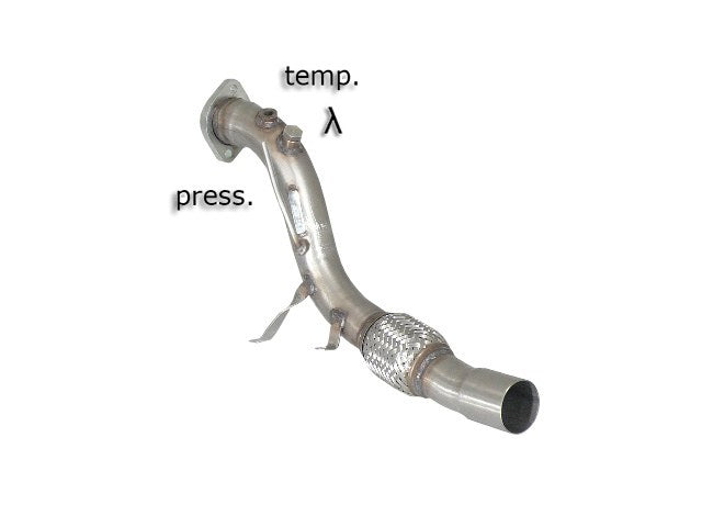 Tubo sostituzione catalizzatore Gr. N inox - mot.306D2 (2993cc) Euro4 BMW Serie5 E60-E61 2003>>2010 - Autobox