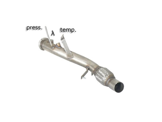 Tubo sostituzione catalizzatore e filtro antiparticolato Gr. N inox - mot.N47D20C (1995cc) Euro5 BMW Serie3 E90-E91-E92-E93 2005>>2013 - Autobox