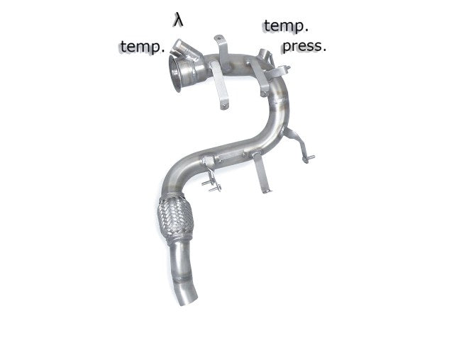 Tubo sostituzione catalizzatore e filtro antiparticolato Gr. N inox    MINI R58 Coupè 2011>>2014 - Autobox