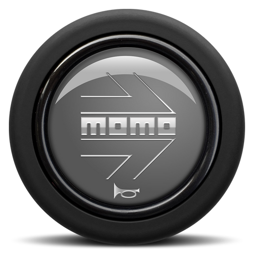 MOMO Standard Horn Button 2 Contact - Arrow Gloss Anthracite - Autobox